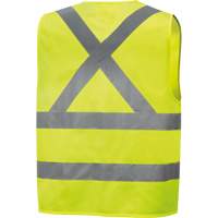 6886 High-Visibility Tricot Safety Vest, High Visibility Lime-Yellow, Small, Polyester St. Lawrence Industrial & Safety Supply