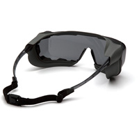 Lunettes &agrave; coques de s&eacute;curit&eacute; Cappture Plus, Lentille Gris, Antibu&eacute;e, Ventilation Ferm&eacute; St. Lawrence Industrial & Safety Supply