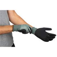 Gants &eacute;cologiques enduits &agrave; prise cr&ecirc;p&eacute;e, 8, R&ecirc;vetement Mousse de latex, Calibre 15, Enveloppe en Nylon/rPET St. Lawrence Industrial & Safety Supply