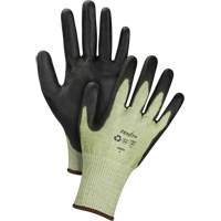 Gants &eacute;lastiques &eacute;cologiques sans coutures r&eacute;sistants &agrave; la coupe, Taille 9, Calibre 13, Rev&ecirc;tement Polyur&eacute;thane, Enveloppe en PEHP/rPET, ASTM ANSI niveau A4 St. Lawrence Industrial & Safety Supply