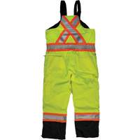Ripstop Insulated Safety Bib Overall, Polyester, X-Small, High Visibility Lime-Yellow St. Lawrence Industrial & Safety Supply