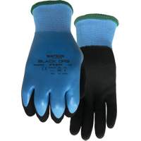 Gants hydrofuges Stealth Black Ops, Taille Petit, Calibre 15, Rev&ecirc;tement Latex de caoutchouc, Enveloppe en Fibre de verre/Polyester, ASTM ANSI niveau A4 St. Lawrence Industrial & Safety Supply