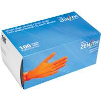 Gants d'examen de poids lourd &agrave; prise tactile, T-Grand, Nitrile, 8 mils, Sans poudre, Orange, Classe 2 St. Lawrence Industrial & Safety Supply