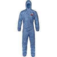 Combinaisons &agrave; capuchon, Grand, Bleu, MicroMax VP St. Lawrence Industrial & Safety Supply