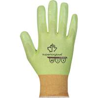 Hi-Viz S18TAXFN Cut-Resistant Gloves, Size 6, 18 Gauge, Foam Nitrile Coated, TenActiv Shell, ASTM ANSI Level A9 St. Lawrence Industrial & Safety Supply
