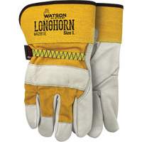 Gants Longhorn, Grand, Paume en Cuir fleur de vache St. Lawrence Industrial & Safety Supply