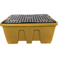 Palette de d&eacute;versements IBC, Capacit&eacute; de d&eacute;versement 333 gal. US, 66" x 66" x 27,5" St. Lawrence Industrial & Safety Supply