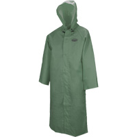 851 Hurricane Long Coat with Detachable Hood, Large, Green St. Lawrence Industrial & Safety Supply