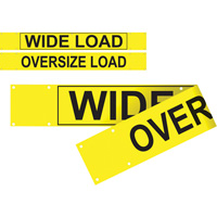 Double Sided Wide Load/Oversized Load Banner, Vinyl, 96" W x 12" H St. Lawrence Industrial & Safety Supply