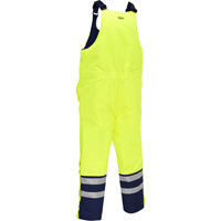 Bisley&reg; Extreme Cold Bib Overall, Polyester, Small, High Visibility Lime-Yellow St. Lawrence Industrial & Safety Supply