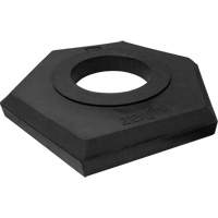 Base de canaliseur en caoutchouc, 15 lb St. Lawrence Industrial & Safety Supply
