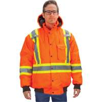 Waterproof 7-in-1 Winter Parka, High Visibility Orange, Medium St. Lawrence Industrial & Safety Supply