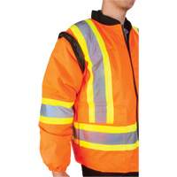 Waterproof 7-in-1 Winter Parka, High Visibility Orange, Medium St. Lawrence Industrial & Safety Supply