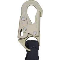SA-5200-2.5 Shock Absorbing Lanyard, 2.5', Snap Hook Center, Snap Hook Leg Ends, Polyester St. Lawrence Industrial & Safety Supply