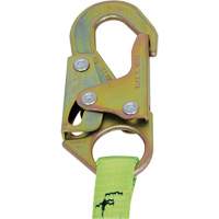 SA-5405-4 Shock Absorbing Lanyard, 4', Snap Hook Center, Snap Hook Leg Ends, Polyester St. Lawrence Industrial & Safety Supply