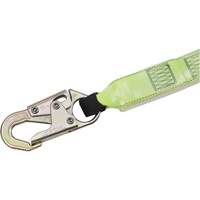 SA-6402-4 Shock Absorbing Lanyard, 4', Form Hook Center, Snap Hook Leg Ends, Polyester St. Lawrence Industrial & Safety Supply