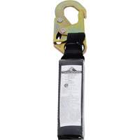 SA-54022-4 Shock Absorbing Lanyard, 4', Form Hook Center, Snap Hook Leg Ends, Polyester St. Lawrence Industrial & Safety Supply