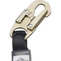 SA-5500-4 Shock Absorbing Lanyard, 4', Snap Hook Center, Snap Hook Leg Ends, Galvanized Steel St. Lawrence Industrial & Safety Supply