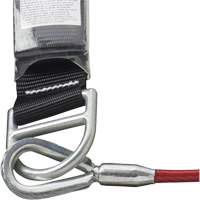 SA-5500-4 Shock Absorbing Lanyard, 4', Snap Hook Center, Snap Hook Leg Ends, Galvanized Steel St. Lawrence Industrial & Safety Supply
