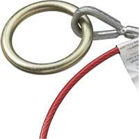 AS-21210-6 6' Cable Anchor with Snap Hook & O-Ring, Sling, Temporary Use St. Lawrence Industrial & Safety Supply