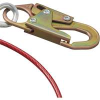 AS-21210-6 6' Cable Anchor with Snap Hook & O-Ring, Sling, Temporary Use St. Lawrence Industrial & Safety Supply