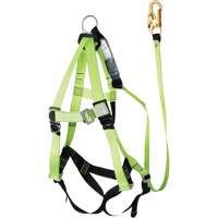 FBH-10000A6440-4 4' Class A Harness & Lanyard with 350 lbs. Capacity, Harness/Lanyard Combo St. Lawrence Industrial & Safety Supply