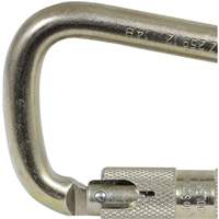CP-03015-1 Zinc Plated Carabiner with 1" Gate Opening, Steel St. Lawrence Industrial & Safety Supply