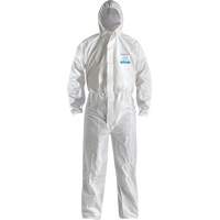 Combinaison CoverMe XP1800 de type 5/6 avec capuchon, Moyen, Blanc, Microporeux St. Lawrence Industrial & Safety Supply