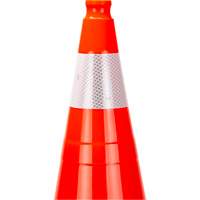 Premium Traffic Cone, 28", Orange, 4" Reflective Collar(s) St. Lawrence Industrial & Safety Supply