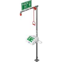 Combination Shower with Closed ABS Bowl & Botton Inlet, Pedestal St. Lawrence Industrial & Safety Supply