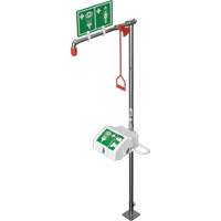 Combination Shower with Closed ABS Bowl & Top Inlet, Pedestal St. Lawrence Industrial & Safety Supply