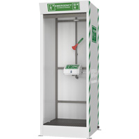 Emergency Cubicle Shower & Covered Eye & Face Wash St. Lawrence Industrial & Safety Supply
