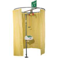 Rideau de s&eacute;curit&eacute; pour douche mont&eacute; sur tube St. Lawrence Industrial & Safety Supply
