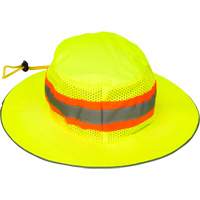 Chapeau de p&ecirc;cheur &agrave; refroidissement par &eacute;vaporation, Lime haute visibilit&eacute; St. Lawrence Industrial & Safety Supply