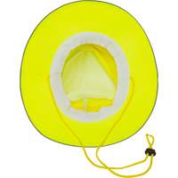 Chapeau de p&ecirc;cheur &agrave; refroidissement par &eacute;vaporation, Lime haute visibilit&eacute; St. Lawrence Industrial & Safety Supply