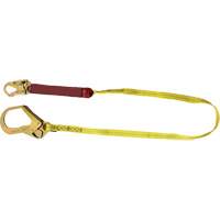 External Energy Absorber Lanyard with 2-1/4" Hook, 6', Snap Hook Center, Snap Hook Leg Ends, Polyester St. Lawrence Industrial & Safety Supply