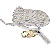 Vertical Life Line with 3/4" Snap Hook & Thimble Eye St. Lawrence Industrial & Safety Supply