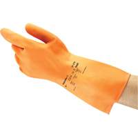 Gants ALPHATEC 87-320, Taille 7, 11,8" lo, Latex de caoutchouc, Doublure en Ouat&eacute;e, 18 mils St. Lawrence Industrial & Safety Supply