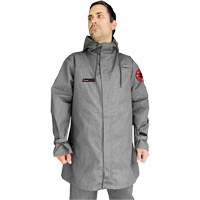 CoreMAX FR 35" Jacket with Attached Hood, Small, Grey St. Lawrence Industrial & Safety Supply