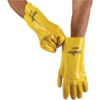 Gants &agrave; fini rugueux et r&eacute;sistants aux produits chimiques, Taille 9, 12" lo, PVC, Doublure en Interlock, 47-mil St. Lawrence Industrial & Safety Supply