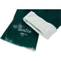 Gants verts &agrave; double enduit, 12" lo, PVC, Doublure en Jersey de coton, 70 mils St. Lawrence Industrial & Safety Supply