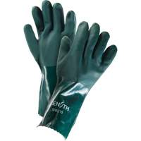 Gants verts &agrave; double enduit, 14" lo, PVC, Doublure en Jersey de coton, 70 mils St. Lawrence Industrial & Safety Supply