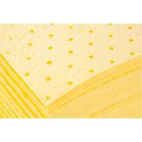 Bonded Sorbent Pads, Hazmat, 15" x 19", 8 gal. Absorbancy St. Lawrence Industrial & Safety Supply