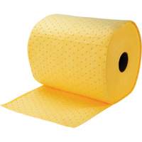 Bonded Sorbent Rolls, Mediumweight, 150' L x 15" W, 8 gal. Absorbancy St. Lawrence Industrial & Safety Supply
