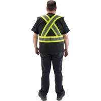 CSA Compliant Surveyor Vest, Black, Medium, Polyester St. Lawrence Industrial & Safety Supply