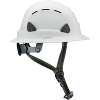 Fibre Metal Climbing Style Helmet with Full Brim, Meets CSA Type 2, Ratchet Suspension, Vented St. Lawrence Industrial & Safety Supply