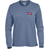 T-shirt &agrave; manches longues avec poches GRIDIRON, Femmes, T-petit, Bleu St. Lawrence Industrial & Safety Supply