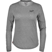 T-shirt hybride &agrave; manches longues FREEFLEX, Femmes, T-petit, Gris St. Lawrence Industrial & Safety Supply