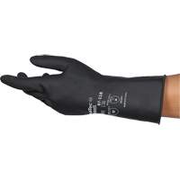 Gants r&eacute;sistants aux produits chimiques AlphaTec 87-118, Taille Petit/7, 12,6" lo, Latex de caoutchouc, Doublure en Coton, 31-mil St. Lawrence Industrial & Safety Supply