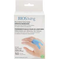 Bandages bleus, Jointures, 3", Tissu d&eacute;tectable, St&eacute;rile St. Lawrence Industrial & Safety Supply